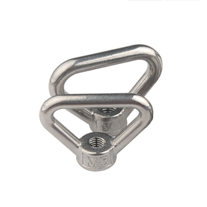 Tuerca de elevación M12 con anillo en forma de triángulo, rosca de acero inoxidable 304, tuerca de elevación con anillo en forma de triángulo - Product Image 1