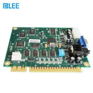 뜨거운 클래식 아케이드 비디오 게임 60 in 1 PCB Jamma 보드 CGA VGA 출력 JAMMA 아케이드 캐비닛