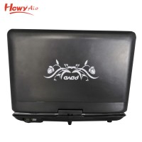 Lecteur DVD Portable avec écran LCD de 10 pouces, oreillettes avec prise USB SD MMC AV entrée/sortie, DC12v, lecteur multimédia, écran 1024x600, pour jeux, Tv, LCD, 10 pouces
