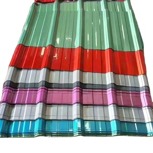 Lamiera per Tetti in Ferro Rivestita in Ardesia Grigia IBR 0,4mm 24 Gauge Acciaio Composito per Calcestruzzo Ondulato Preverniciato Zincato - Product Image 1