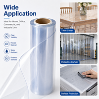 Nappe de tapis de sol en PVC transparent de qualité alimentaire de haute qualité 3mm 4mm 5mm d'épaisseur