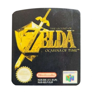 สติ๊กเกอร์ตลับเกม The Legend of Zelda: Ocarina of Time และ Majora's Mask สำหรับเครื่อง N64 นินเทนโด 64 - Product Image 2