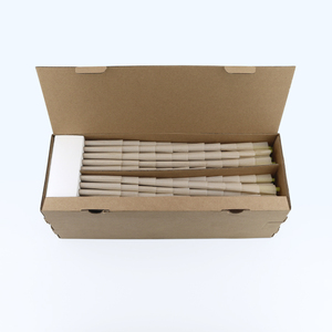 Cônes à fumer en papier biologique non blanchi de style classique, accessoires pour fumeurs - Product Image 1