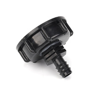 Adaptateur de tuyau réducteur P23, 2 pouces, pour réservoir IBC, S60x6 femelle BSP vers raccord cannelé 0,62 pouce avec joint d'étanchéité en PEHD