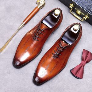 Chaussures habillées pour hommes de haute qualité, mocassins faits main sur mesure, bout carré, élégantes, pour fêtes et mariages, en cuir - Product Image 2