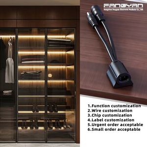 12V 24V <span class=keywords><strong>LED</strong></span>接近感应开关 触摸调光感应开关 橱柜运动红外门开启感应开关 - Product Image 3