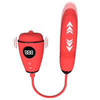 Zungen-Vibrator für Frauen - G-Punkt & Klitoris-Stimulator mit 9 Frequenzen Silikon+ABS USB-Aufladbar Liebesspielzeug