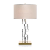 American Light Luxury Nordic Creative Transparent Block Simple Modern Bedroom Bedside Acrylic Table Lamp