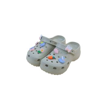 Sandales à bout fermé à semelle épaisse effet nuage, rehaussantes, semelle extérieure en EVA, talon de 2-3 cm, polyvalentes, décontractées, pour l'extérieur et la plage - Product Image 4