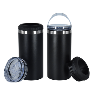 3D tùy chỉnh in 16oz sơn tĩnh điện bằng thép không gỉ cách nhiệt Skinny thẳng bia uống 4in1 có thể làm mát với dụng cụ mở chai - Product Image 5