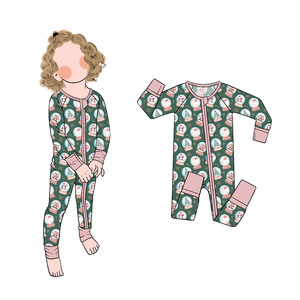 Tutina per Neonati Little Glow Kid Ultra-Morbida e Traspirante in Bambù di Alta Qualità con Maniche Raglan Lunghe e Cerniera YKK Abbinata - Product Image 3