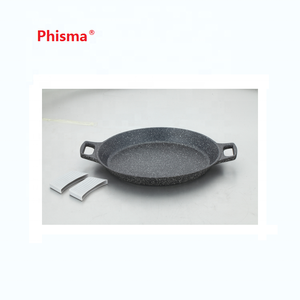 Poêles à <span class=keywords><strong>paella</strong></span> en aluminium moulé sous pression Phisma Home Cooking Spanish Seafood Pots avec poignées, pour cuisiner des fruits de mer et des pizzas - Product Image 2