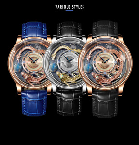 Reloj para Hombre PINDU DESIGN 2025, Marca de Alta Gama, Reloj Astronómico Solar, Basel World Watch and Jewellery Show - Product Image 3