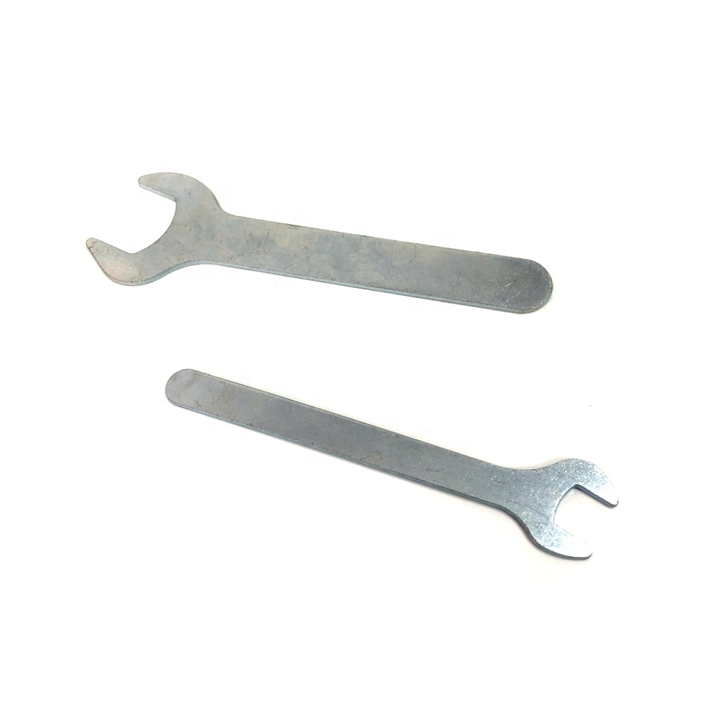 Nickle plated Mini Stamped Hex Single Open End Wrench Spanner zinc plated hex Allen Key Wrench