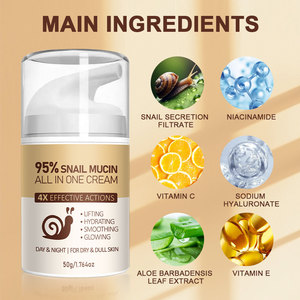Crème Visage Réparatrice à la Mucine d'Escargot Coréenne <span class=keywords><strong>95</strong></span>% Hydratante et Apaisante en Gros - Product Image 2