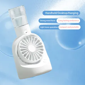 New Arrivals Hand-held Rechargeable Portable Humidification Fans Outdoor Air Cooling Mist Summer Mini Spray Fan