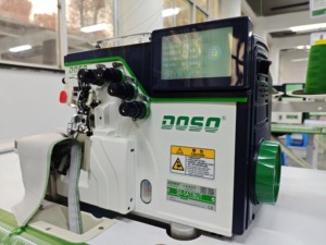 Máquina Remalladora Automática de Alta Velocidad <span class=keywords><strong>DOSO</strong></span> S6-5T-AT-BUT de 5 Hilos con Cortahilos para Necesidades de Fabricación Textil - Product Image 2
