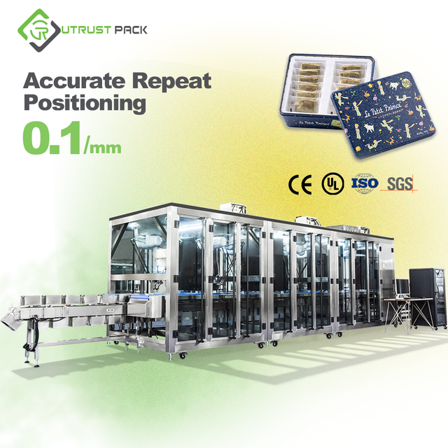 Roboter Pick and Place / Spider Picking Robot for Chocolate Bars Sorting