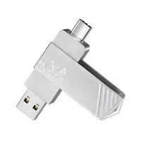 2 en 1 de alta velocidad OTG USB Flash Drive tipo C USB Stick Pendrive 16GB 32GB 64GB 128GB 256GB 512GB 1TB CLE USB 3,0
