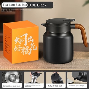 Bouilloire <span class=keywords><strong>isotherme</strong></span> en acier inoxydable 316 de grande capacité Thermos domestique portable Séparation de l'eau du thé Gobelets <span class=keywords><strong>Théière</strong></span> étouffante - Product Image 6