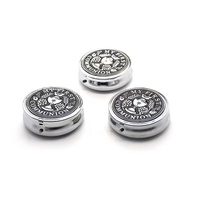 Chapelet religieux haut de gamme de 6cm, boîte à bijoux, emballage en métal, boîte à cadeau pour collier catholique