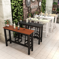Ensemble table de bar et chaises hautes, mobilier de loisirs pratique. Idéal pour la cuisine, le salon et le balcon, à placer au mur, vente en gros