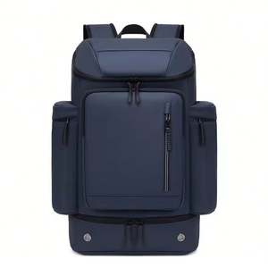 Customized Large-Capacity Waterproof Multi-Layer Business Travel Laptop Backpack Zipper Expandable Computer Bag Oxford Sports - Product Image 5