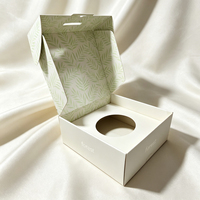 Boîte d'expédition en carton ondulé personnalisée Forest Packing pour le commerce électronique, avec logo personnalisé et support d'insertion circulaire