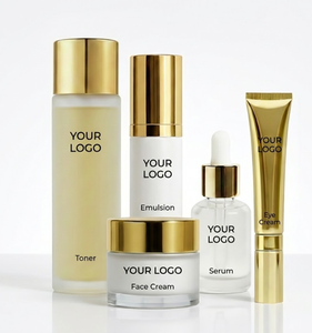 Set Completo Anti-Età per la Cura della Pelle con Crema Rassodante ed Emulsione Riparatrice per Rughe e Idratazione, Etichetta Privata Personalizzabile - Product Image 1