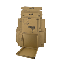 Logo personnalisé en gros imprimé kraft ondulé Mailer carton boîte de papier mat stratification pour l'expédition et l'emballage