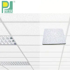 2x4 Acoustiques Divers Modèles De Fibers Minérales Carreaux De Plafond Suspendu En Gros en Chine