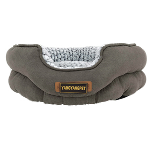 Yangyangpet rahat kadife köpek kulübesi yatak <span class=keywords><strong>Vet</strong></span> yatak katı desen ile farklı boyutlarda - Product Image 1