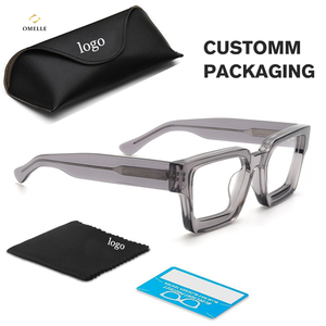 Occhiali <span class=keywords><strong>con</strong></span> Montatura Rettangolare in Acetato <span class=keywords><strong>con</strong></span> <span class=keywords><strong>Filtro</strong></span> <span class=keywords><strong>Luce</strong></span> <span class=keywords><strong>Blu</strong></span>, <span class=keywords><strong>Lenti</strong></span> Demo Leggere e Trasparenti, Rivestimento UV400, Regalo per Giocatori - Product Image 4