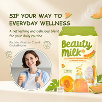 Poudre de collagène saveur melon faible en calories OEM ODM, mélange pour boisson, supplément, matière première en vrac