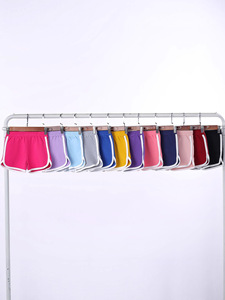 Shorts de plage en coton personnalisés pour enfants, garçons et filles, séchage rapide, taille élastique, pour tout-petits et bébés, décontractés, pour la maison ou comme pyjama, vente en gros - Product Image 4