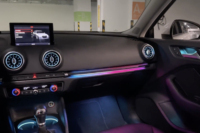 Kit d'éclairage ambiant dynamique symphonique 64 couleurs pour Audi A3 RS3 2013-2020, mise à niveau LED intérieure