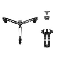 Monopode pour caméra COMAN DF3 Dolly 30kg 360° °   Roues silencieuses, fixation Arca Swiss 3/8 pouces à dégagement rapide pour diffusion en direct en studio