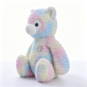 Peluche de alpaca personalizado, peluche de lama, peluche de alpaca arcoíris, peluche de lama en colores pastel - Product Image 4