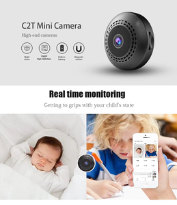 Caméra de sécurité WiFi miniature OiKay <span class=keywords><strong>2K</strong></span> 1080P, montage magnétique à 360 degrés, vision nocturne IR, détection de mouvement, pour utilisation avec l'application <span class=keywords><strong>Xiaomi</strong></span> Android - Product Image 5