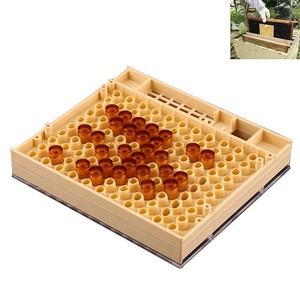 Système d'élevage de reine en plastique, kit de greffage pour l'apiculture, stylo à raclette pour gelée royale, boîte de culture, tasses à cellules, entrée de la <span class=keywords><strong>ruche</strong></span>, 1 ensemble - Product Image 4