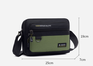 Nouvelle collection pour hommes : Sac bandoulière horizontal décontracté, élégant et minimaliste, avec rangements multiples, idéal pour les affaires - Product Image 3