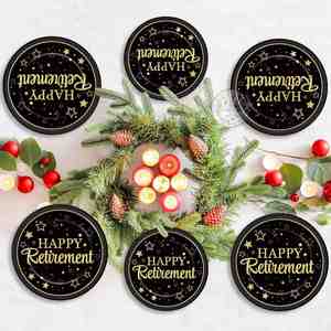 Disposal Paper <b>Plate</b> Pack Inches FOIL 9 Theme Party Decorations Birthday Holidays - Product Image 3