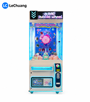 Nouvelle Machine de Jeu à Roue Tournante Thème Bulle avec Distributeur de Prix, Interactif, en Métal et Plastique, Compatible Wi-Fi, en Anglais, pour Récompenses et Attractions
