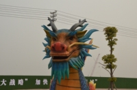 Costume de performance Kirin Duo personnalisable, modèle animatronique de dinosaure volant, modèle de dragon réaliste fait à la main