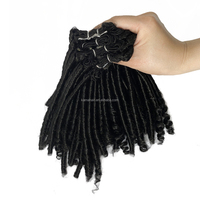 KAMA 18in*6 Extensions de Cheveux Humains Mélangés Premium, Lots de Tissages Bouclés Pixie Mélangés, Vente en Gros