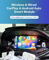 MOOKAKA 12.3 pouces Android 14 écran tactile Carplay pour Lamborghini Huracan LP610 2015-2018 GPS lecteur multimédia écran Auto