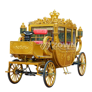 Noble Retro Electric Coach Elegant Appearance Widely Used In Wedding Tourism Parade Scene - Product Image 1