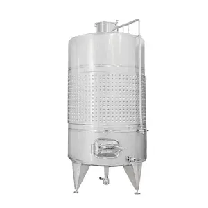 Máquina de fermentación de acero inoxidable, fermentador con placa molinera, tanque encamisado, 200L, 500L, 1000L