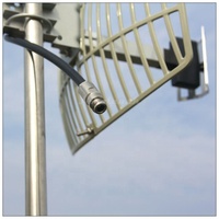 Antenne parabolique extérieure à gain élevé 2,4 GHz 24 dBi, antenne directionnelle à grille WIFI 2,4 G pour une communication efficace