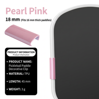 Protection de bord en TPU souple alvéolé pour raquettes de pickleball de 16 mm d'épaisseur - Vente en gros - Idéal pour l'entraînement et les loisirs
